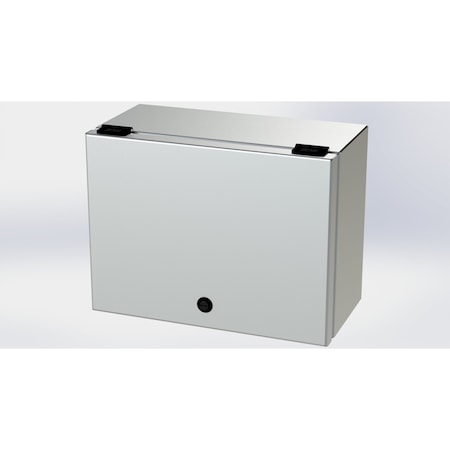 Saginaw Control & Engineering 1/4 Turn Latch Electrical Enclosures, 9 in H, 6 in D, 12 in W, NEMA 3R, 4, 4X, 12, 13 SCE-L9126ELJSS